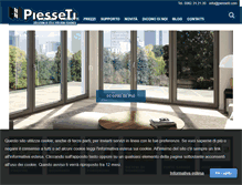 Tablet Screenshot of piesseti.it